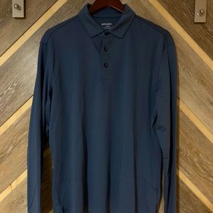 Untuckit Wrinkle-Free Damaschino Long-Sleeve Polo
